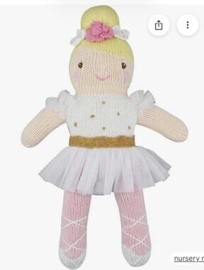 Zubels Blakely the Ballerina Knit Doll $40